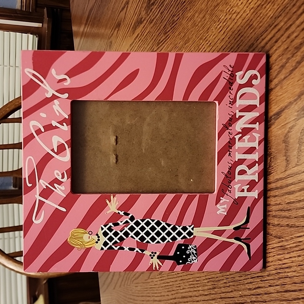 The girls pink frame